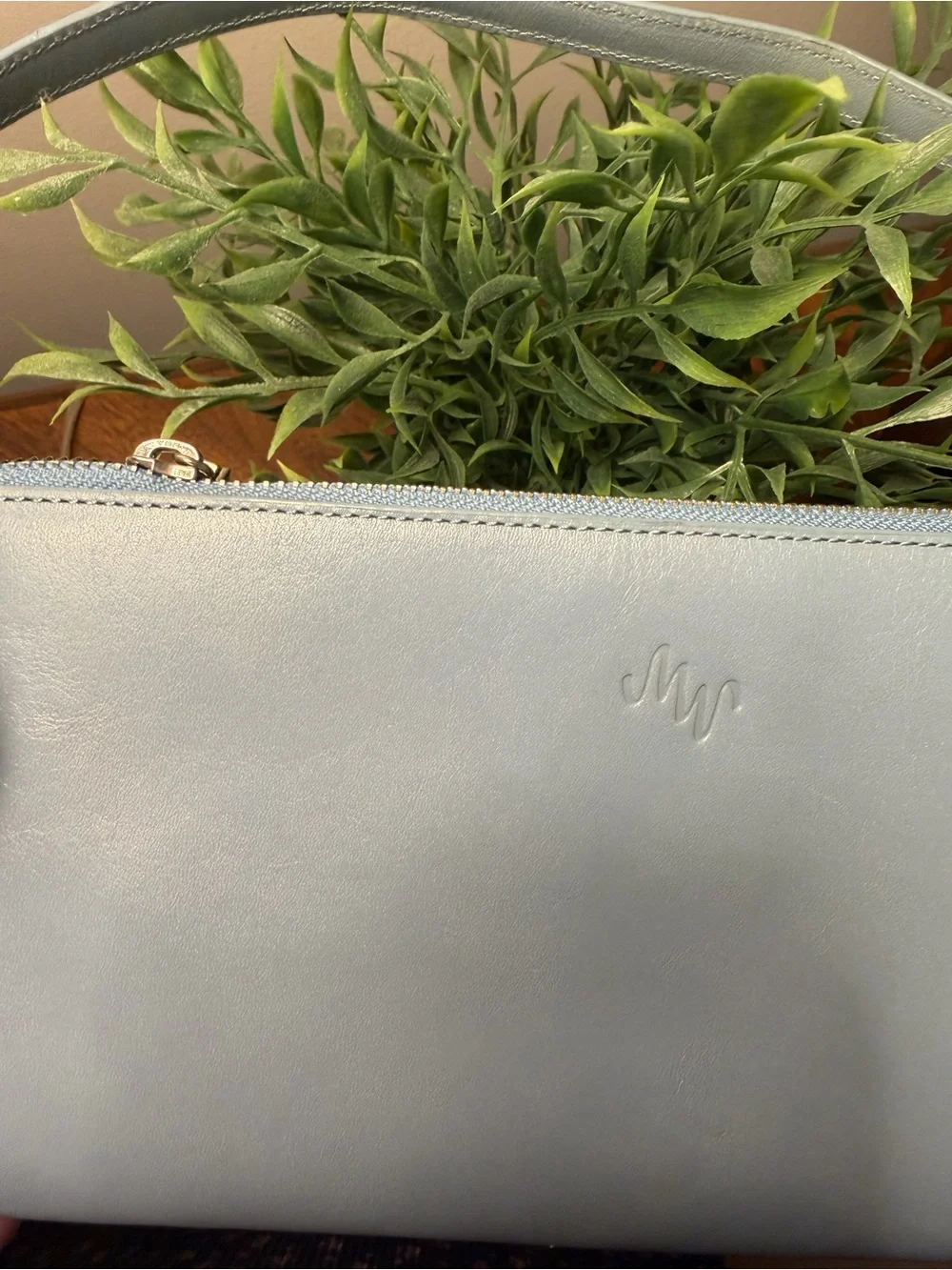 Baby Blue Monsac Small Shoulder Bag